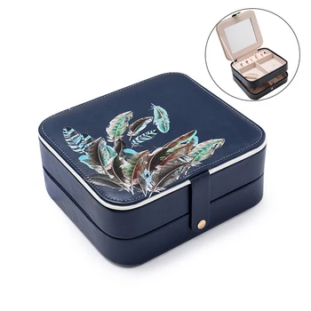 

Double-deck Jewellery Storage Box Cosmetic Case Lightweight Large-capacity Storage Gifts for Girls Beauty