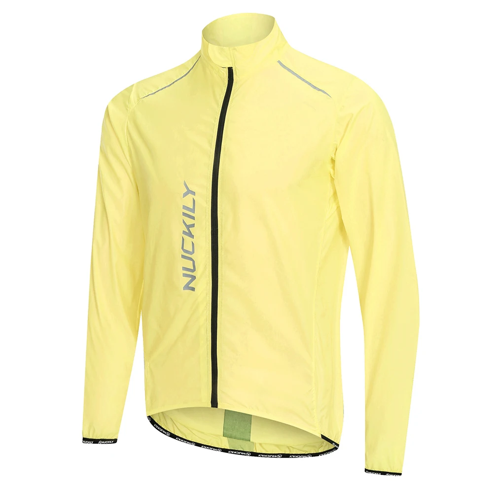 

NUCKILY Men Women Outdoor Riding Coat Waterproof Coat Reflective Jersey Jacket
