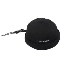 Унисекс Женская мужская вязаная шапка с вышивкой в стиле хип-хоп Уличная Ретро Морячка без полей