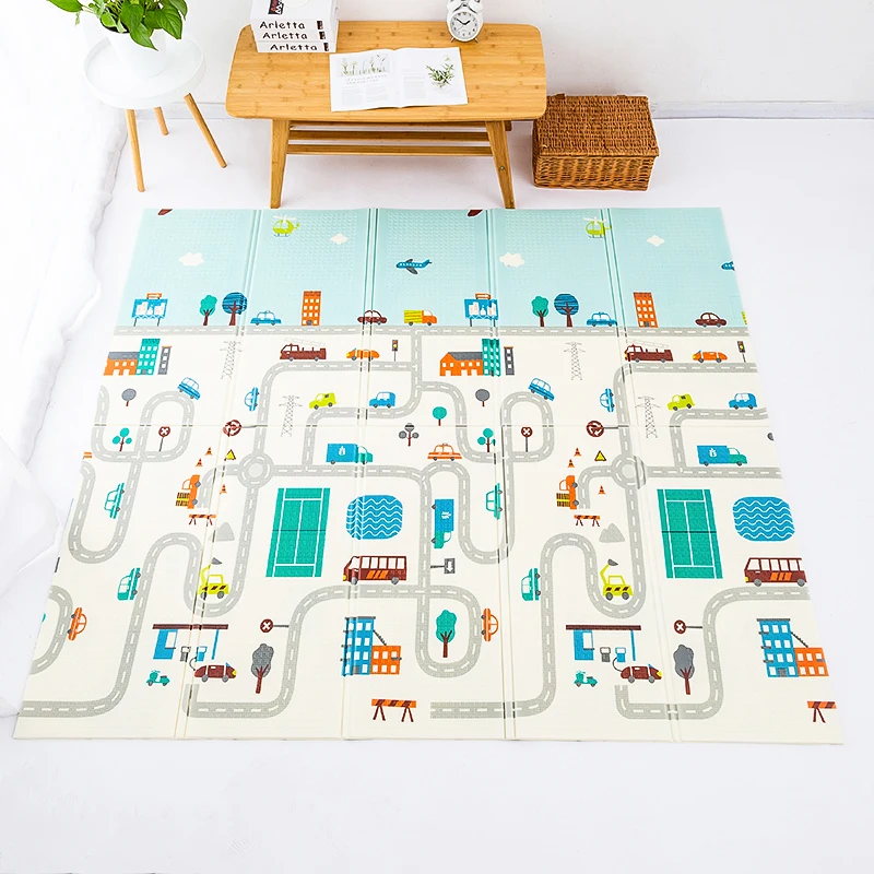 Baby Play Mat Waterproof XPE Soft Floor Playmat Foldable Crawling Carpet Kid Game Activity Rug Folding Blanket Educational Toys