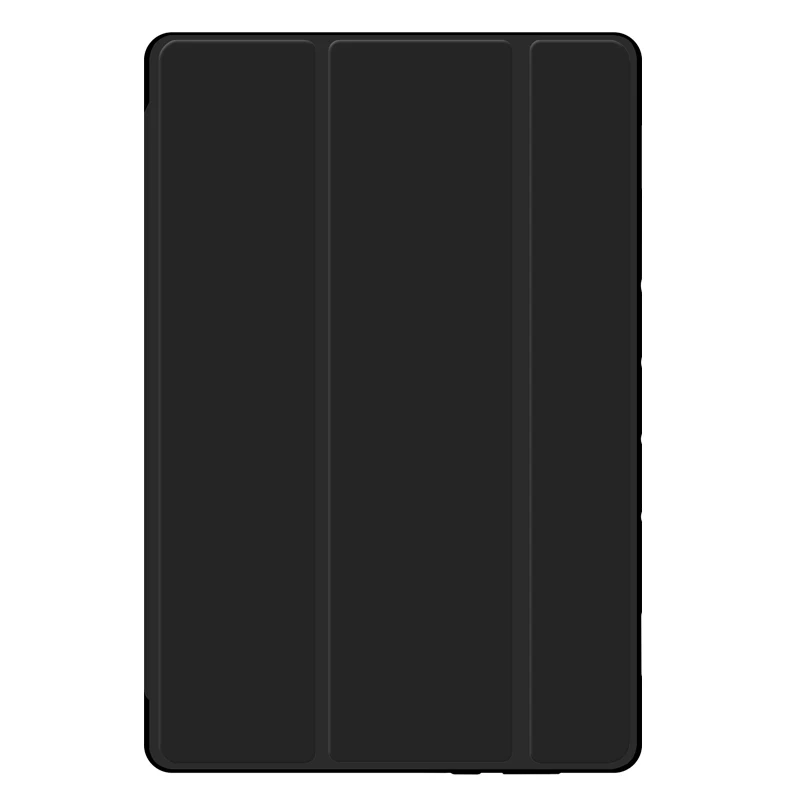 Жидкий силиконовый чехол для планшета для huawei Mediapad M6 10,8 дюймов Смарт Магнитная подставка-чехол для huawei M6 защитный чехол 8,4 дюйма - Цвет: Black for M6 10.8in