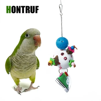 

Parrot Toy Bird's Bite-resistant Toy Ball Peppercorns Wood Grinder Bite Ball Acrylic Plastic Pet Toy