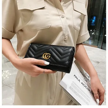 

2019 Ms Clutch Capacity Wallet Mobile Phone Bag Fashion Wallet Long Wallet