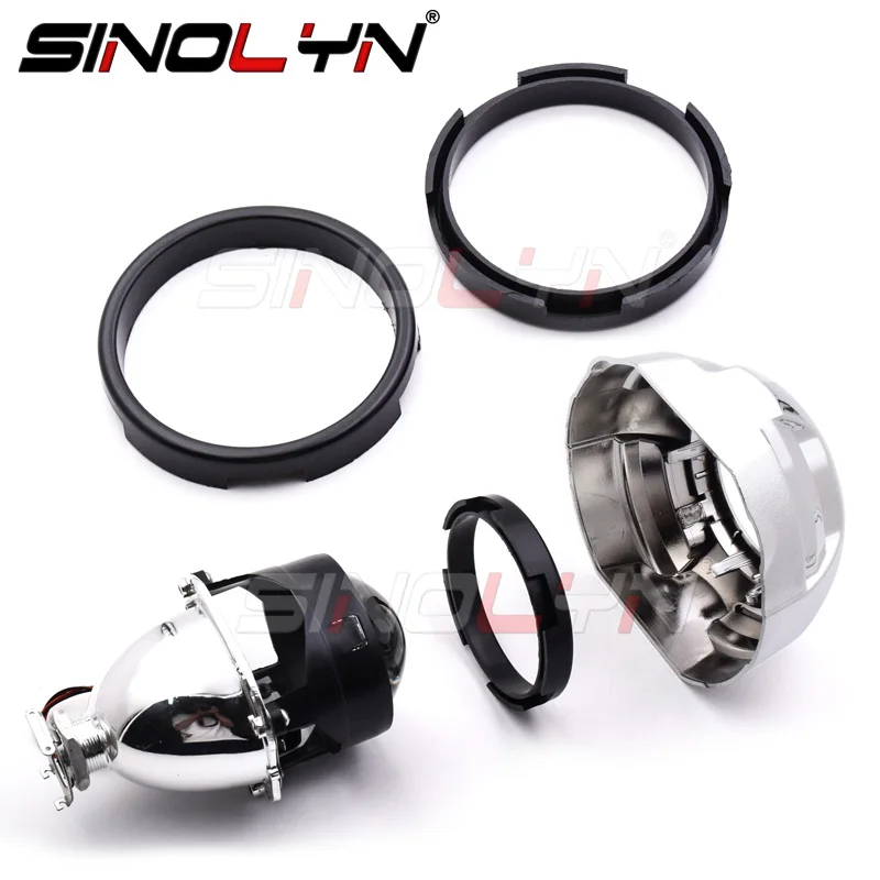 Centric Rings For adapt 2.5 inch Bi-xenon Projector Lens to 3.0 inch Projectors Shrouds Headlight Retrofit Accessories