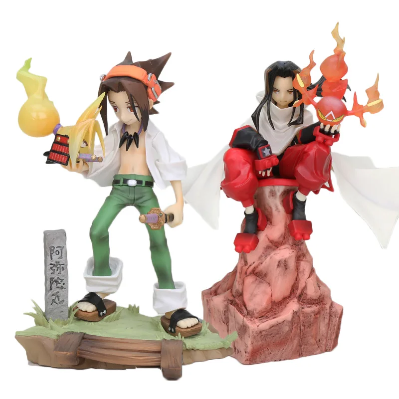 

18cm Shaman King YOU ASAKURA AMIDAMARU Haou Asakura PVC Action Figure Toys