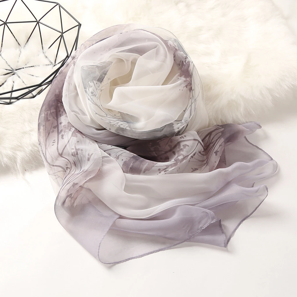2019 New Women Fashion Spring Autumn Silk Scarfs Square Polyester Scarves Print Flowers Shawl Summer Shawls Hijabs 919