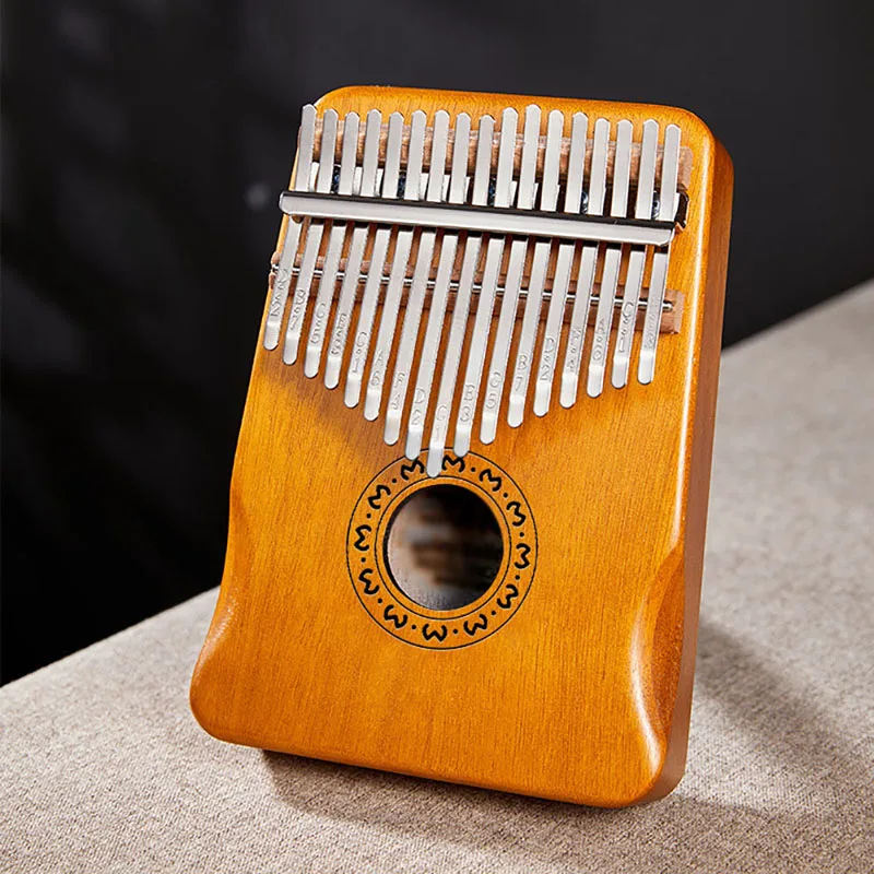 

17 Keys Thumb Piano High Quality Wood Mbira Body Musical Instruments With Learning Book Kalimba Finger Piano Christmas Gifts