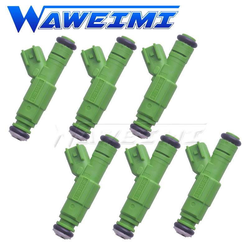 WAWEIMI 6 шт. топливный инжектор OE 0280156007 для Dodge большой караван 3.3L V6 2001-2007