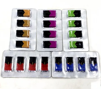 

4pcs/pack Vape Pod 1.0ml Capacity Tank compatible Juu Pod System Device Vapor Pen Starter Kit