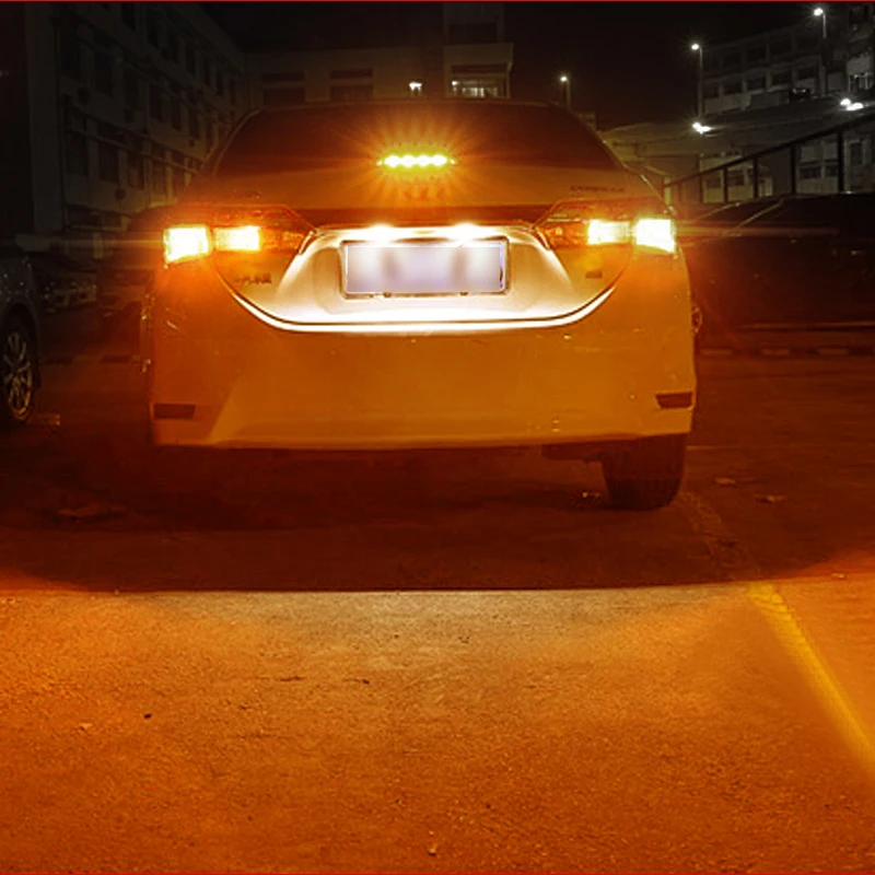 1 шт. 1157 BAY15D P21/5 Вт супер яркий 2000Lm 144 SMD СВЕТОДИОДНЫЙ Автомобильный стоп-сигнал дневные ходовые огни Поворотная сигнальная лампочка красный желтый белый