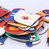 2020 New Children's Early Education Wooden Jigsaw Puzzle Dressing Change / Traffic Magnetic Drawing Board Cognitive Game Free Sh 5