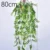 Artificial Plant Vines Wall Hanging Rattan Leaves Branches Outdoor Garden Home Decoration Plastic Fake Silk Leaf Green Plant Ivy 39