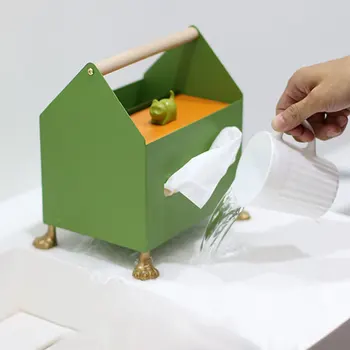 

Multi-Function Tissue Storage Box Durable Rectangle Paper Towel Holder Napkin Storage Container Kitchen Tissue Tray For Home