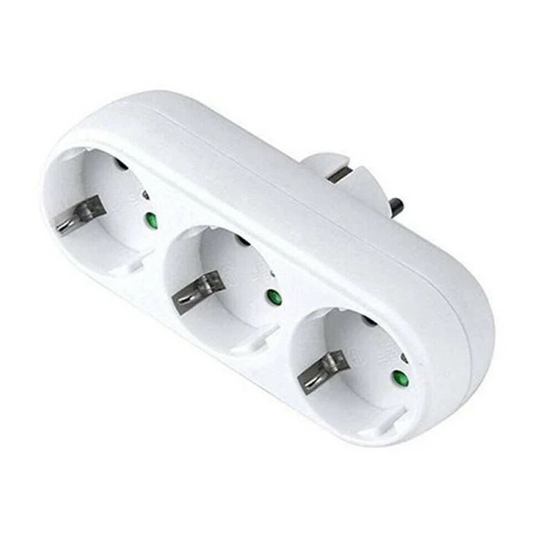 1 to 3 EU Socket Strip Multiple Power Outlet Distributor Adapter 3 Outlets  Extension Socket Converter For Kitchen Wall Socket - AliExpress