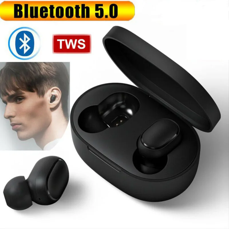 

TWS Bluetooth 5.0 Wireless Earphones In-Ear Sports Noise Reduction Earbuds Automatic Pairing With Mic For Xiaomi Redmi iPhone