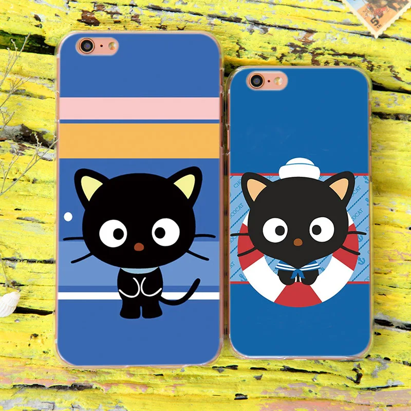 

Soft phone case cover for iphone 11 pro max X XR XS 6s 6 7 8 plus se 5s 5 Cute cartoon cat design transparent TPU Pattern shell