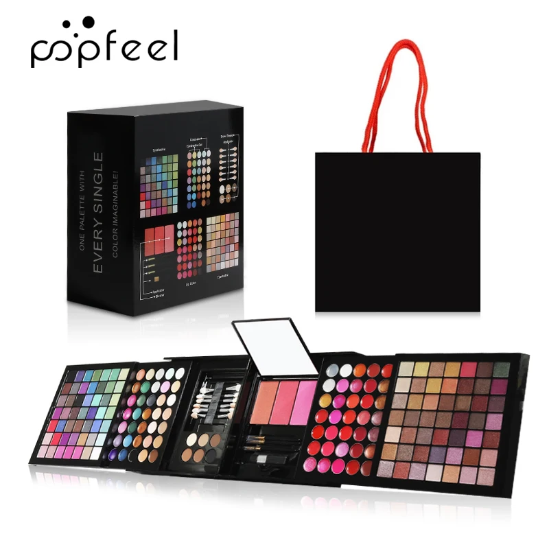 

177 Colors Make Up Kit Professional Eyeshadow Palette Concealer Lipstick Eyebrow Powder With Brush Cosmetics Women Makeup Set