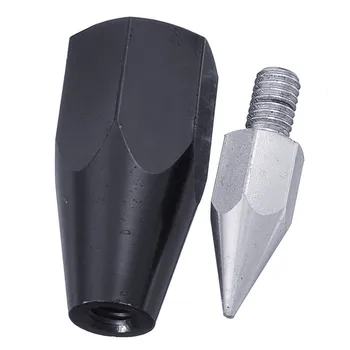 

Lightweight Prism Pole Sharped Point Replaceable Tip M8 Internal Thread Surveying Rod Instruments Tools Parts