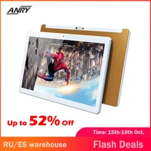 ANRY 4G LTE Phone Call 10.1 Inch Android 9.0 Tablet PC 8 GB RAM 128GB ROM 8000mAh Battery IPS Screen HD 1920x1200 WiFi Tablet