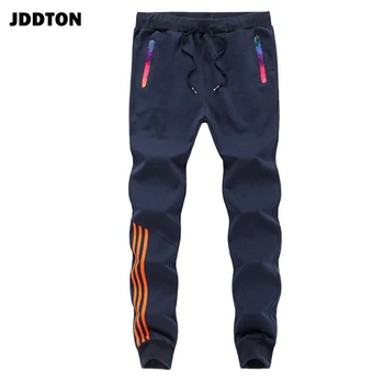 

JDDTON Men's Loose Cotton Pants Printing Sweatpant Sportwear Spring Autumn Full Length Pant Casual Streetwear Male Trouser JE293