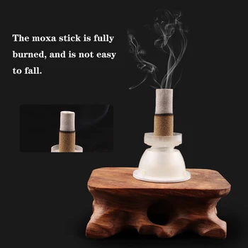 

50Pcs Moxa Stick Moxibustion Stickers Temperature Control Moxas Therapy Acupuncture Massager For Body Warm Uterus Stomach