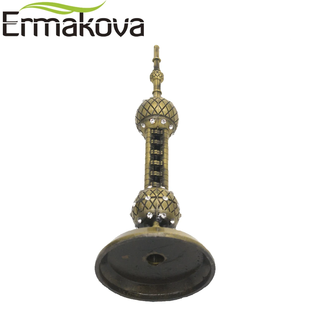ERMAKOVA античная бронза Восточная жемчужная башня модель металлическая фигурка