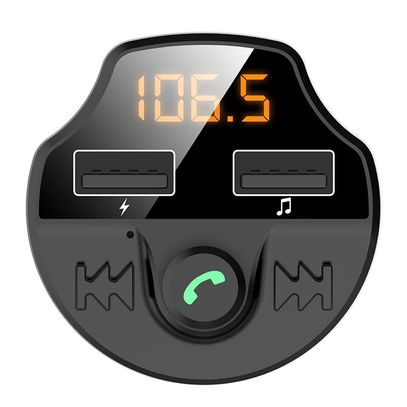 Bluetooth fm-передатчик, Автомобильный MP3-плеер, fm-модулятор, двойное USB Автомобильное зарядное устройство, TF карта, bluetooth, гарнитура, bluetooth, автомобильный комплект для автомобиля