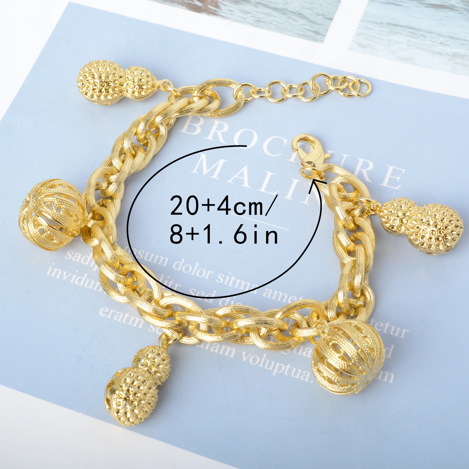 Sunny Jewelry Fashion Cute Charm Bracelets Pumpkin Gourd For Women Hand Chains Link Chain For Engagement Gift bracelet jewelry,shell charm bracelets