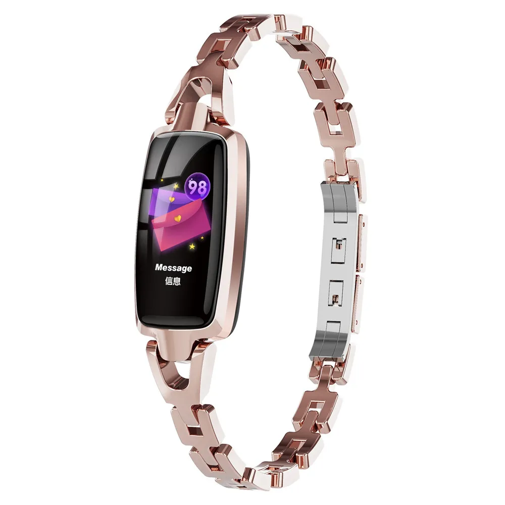 Greentiger DR66 Смарт-часы для женщин монитор сердечного ритма Bluetooth IP67 Водонепроницаемый фитнес-трекер умный браслет Android IOS