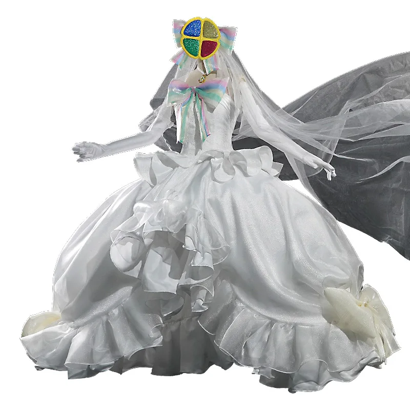 Аниме Shugo Chara Hinamori Аму богиня стража белое свадебное платье романтическая униформа Косплей Костюм Хэллоуин - Цвет: Hinamori Amu