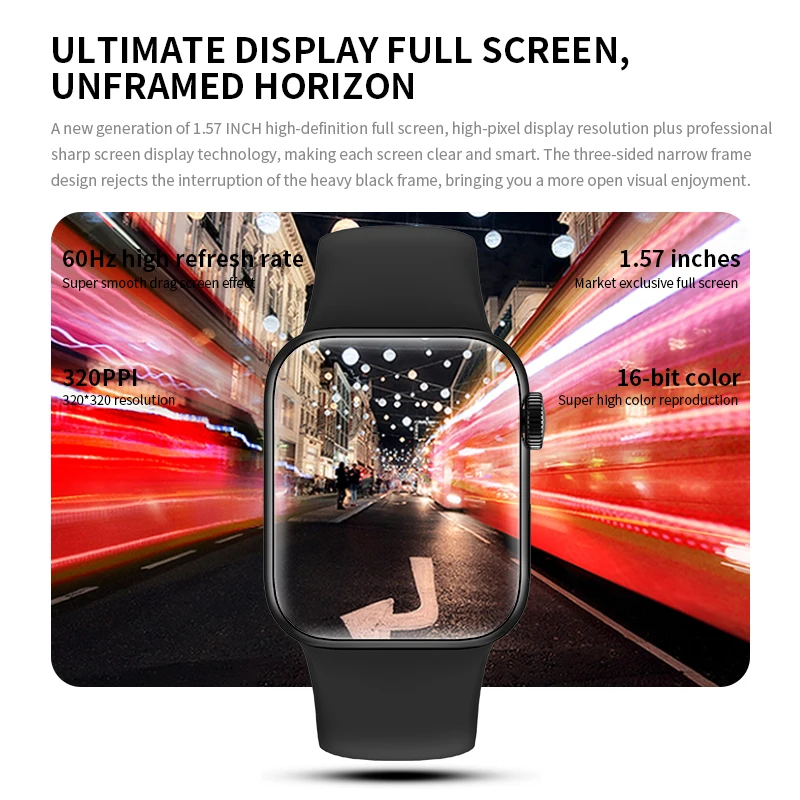 US $104.95 5PCS HW12 HW16 Full Screen Smart Watch 44MM 40MM Women Men AK76 Smartwatch with password Split Screen Bluetooth PK IWO 13 FK88