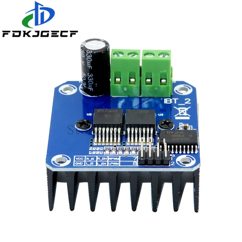 5 шт. двойной BTS7960 43A h-мост мощный модуль драйвера двигателя diy умный автомобильный
