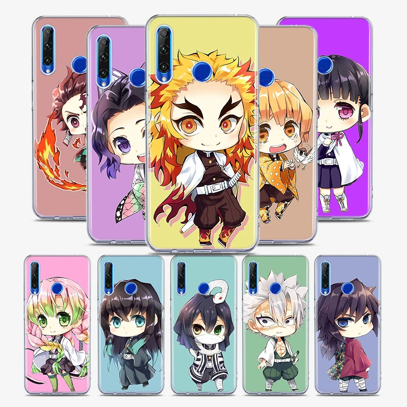 Kawaii Kimetsu без Yaiba силиконовый чехол для Honor 30 30S 30i 9 10 9A 9C 9S 9N 10i 10X 9X Lite рro 5G телефонный |