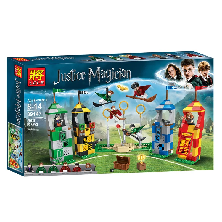 

Trump 39147 AliExpress Hot Selling Harry Educational Assembled Building Blocks CHILDREN'S Toy with 11004 Quidditch