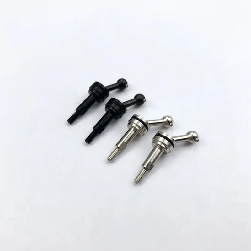 

4PCS Metal CVD Dog Bone High Precision Alloy Universal Joint Drive Shaft for 1/28 RC Car K969 K979 K989 K999 MINI-Q MINI-Z IW04M