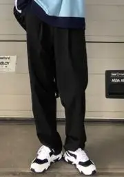 black pants Осень, элегантный дизайн, цветной пэчворк, с буквенным принтом, с круглым вырезом, с длинными рукавами, пуловеры, тонкая Толстовка для женщин(F3854 - Цвет: black pants