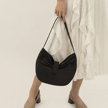 

Casual Clutch Bags For Women Retro Nylon Handbag Small Hand Purse Fashion Big Capacity Shoulder Bag Female Vintage Armpit Bag