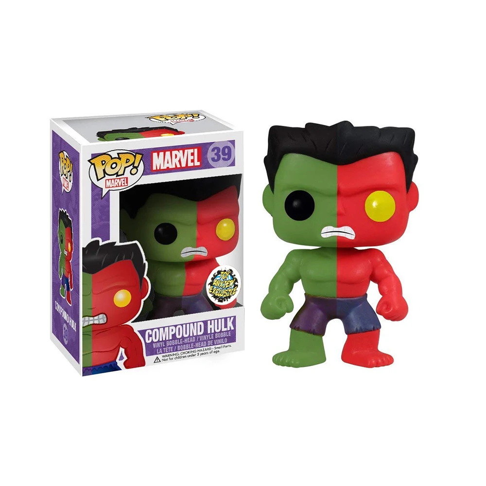 Funko pop! MARVEL REDHULK составная фигура Халка игрушки Коллекция Модель игрушки подарок - Цвет: 39