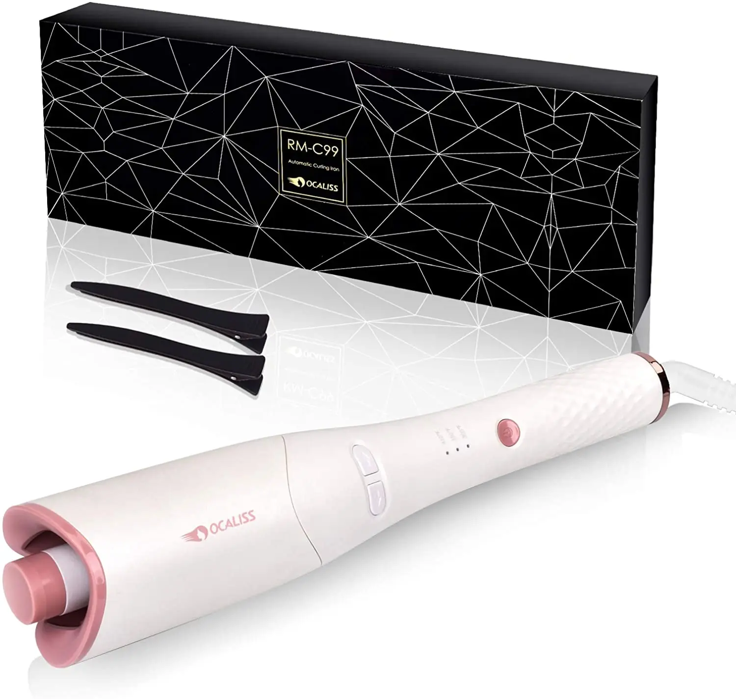 

Automatically Curling Hair Curler Ceramic Rotating Barrel Temperature Control Auto Shut-Off Portable Curling Wand for Hair Style