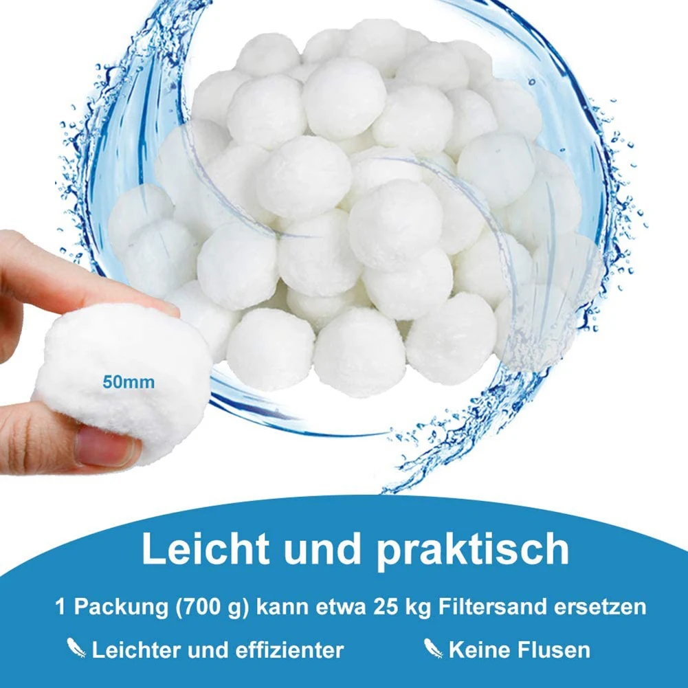

500g 700g Filter Balls Alternative to Sand Filter System Accessory Set For Pool Swimming Pool Filter Pump Aquarium New May6