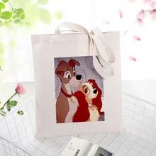 Классическая сумка с сказочным узором, сумка-тоут на каждый день, тканевая сумка с текстом, сделай сам, Пользовательский логотип, эко многоразовая переработанная хозяйственная сумка