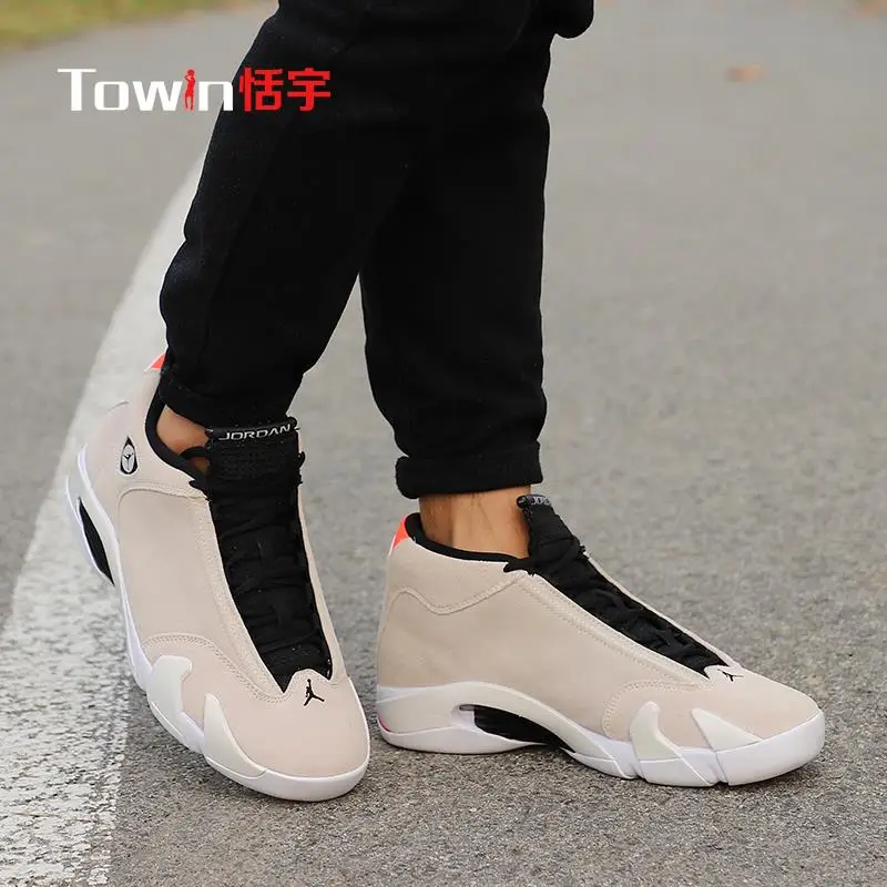 Air Jordan 14 Ретро Мужские баскетбольные кроссовки aj14 спортивные уличные кроссовки Средний вырез шнуровка хорошее качество