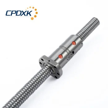 

CNC Rolled Ball screw rail DFU4010 -L1350mm with end machining + 1pc double ball nut+ ball screw supporter BK30BF30