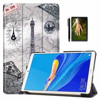 

For Huawei MediaPad M6 8.4'' Case Ultra Coloured Drawing Slim Folding Stand Smart Cover Case For Huawei MediaPad M6 8.4 inch