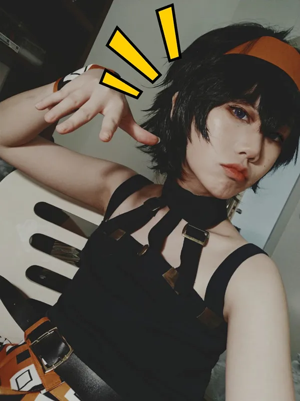female-black Косплэй diy JoJo невероятное приключение Золотой ветер Ghirga Narancia Косплей Костюм мужской Хэллоуин Вечерние наряды индивидуальный заказ - Цвет: female-black