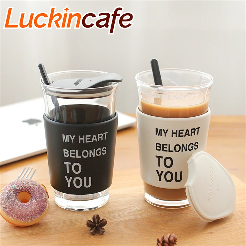 

1 portable kettle coffee cup household tableware tool portable round glass tea cup
