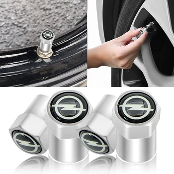 

4pcs Auto Tire Valve Core Cover Caps for Opel Astra H G J Insignia Mokka Zafira Corsa Vectra C D Car Accessories Goods Gadgets