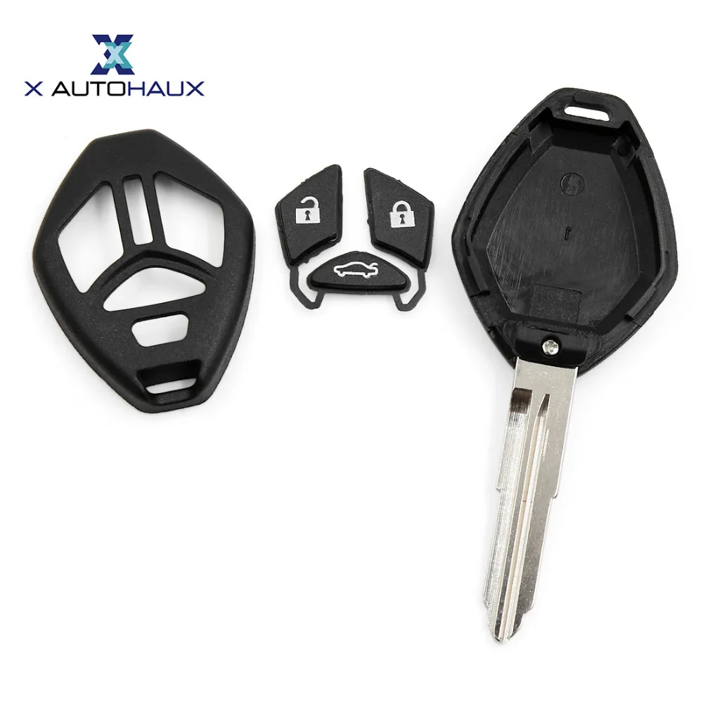 X AUTOHAUX Новый 4 кнопки необработанный ключ для автомобиля запасной корпус пульта