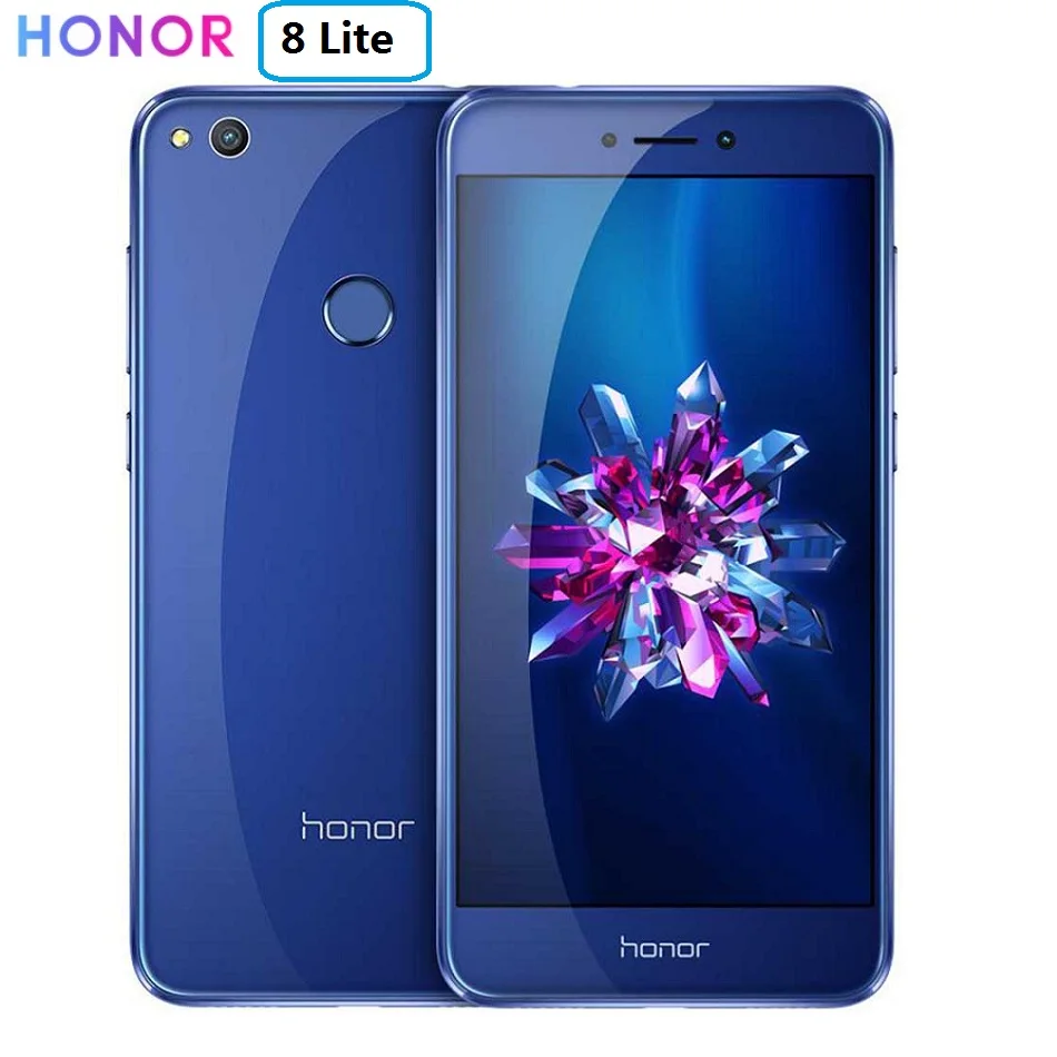 Отремонтированный Honor 8 Lite (PRA-AL00) 5,2 дюймовый 4G смартфон EMUI 5,0 Kirin 655 Восьмиядерный 2,1 ГГц 3 + 32 ГБ отпечаток пальца мобильный телефон