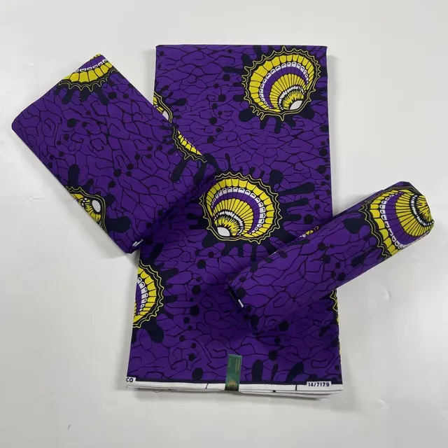 2021 New Hot Sale African Wax Fabric Cotton Material Nigerian Ankara Block Prints Batik Dutch High Quality Sewing Cloth VL-40 21